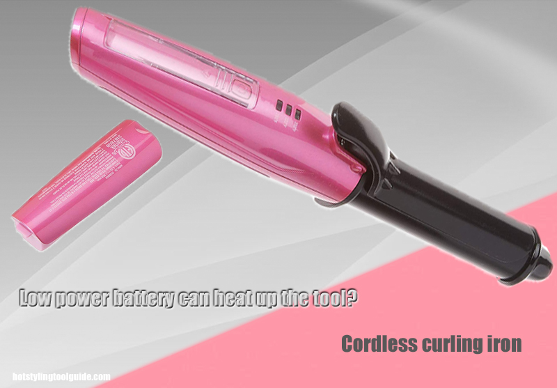 battery powered curling iron