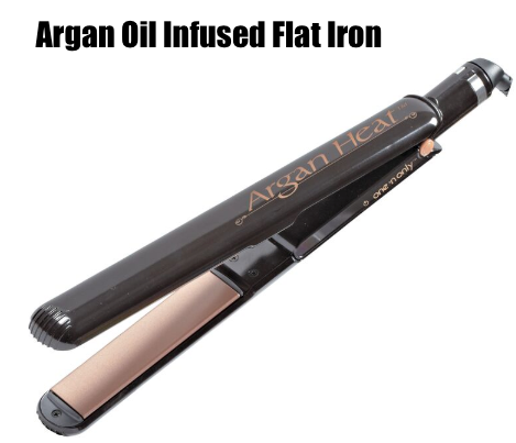 hair straightener infused with oil